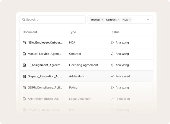 Your Documents, Instantly Organized